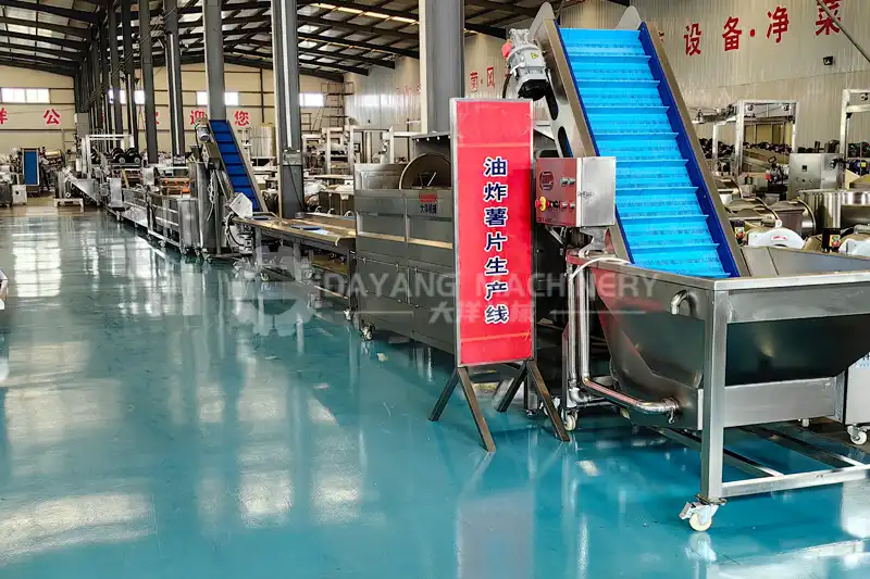 Potato Chips Processing Production Line